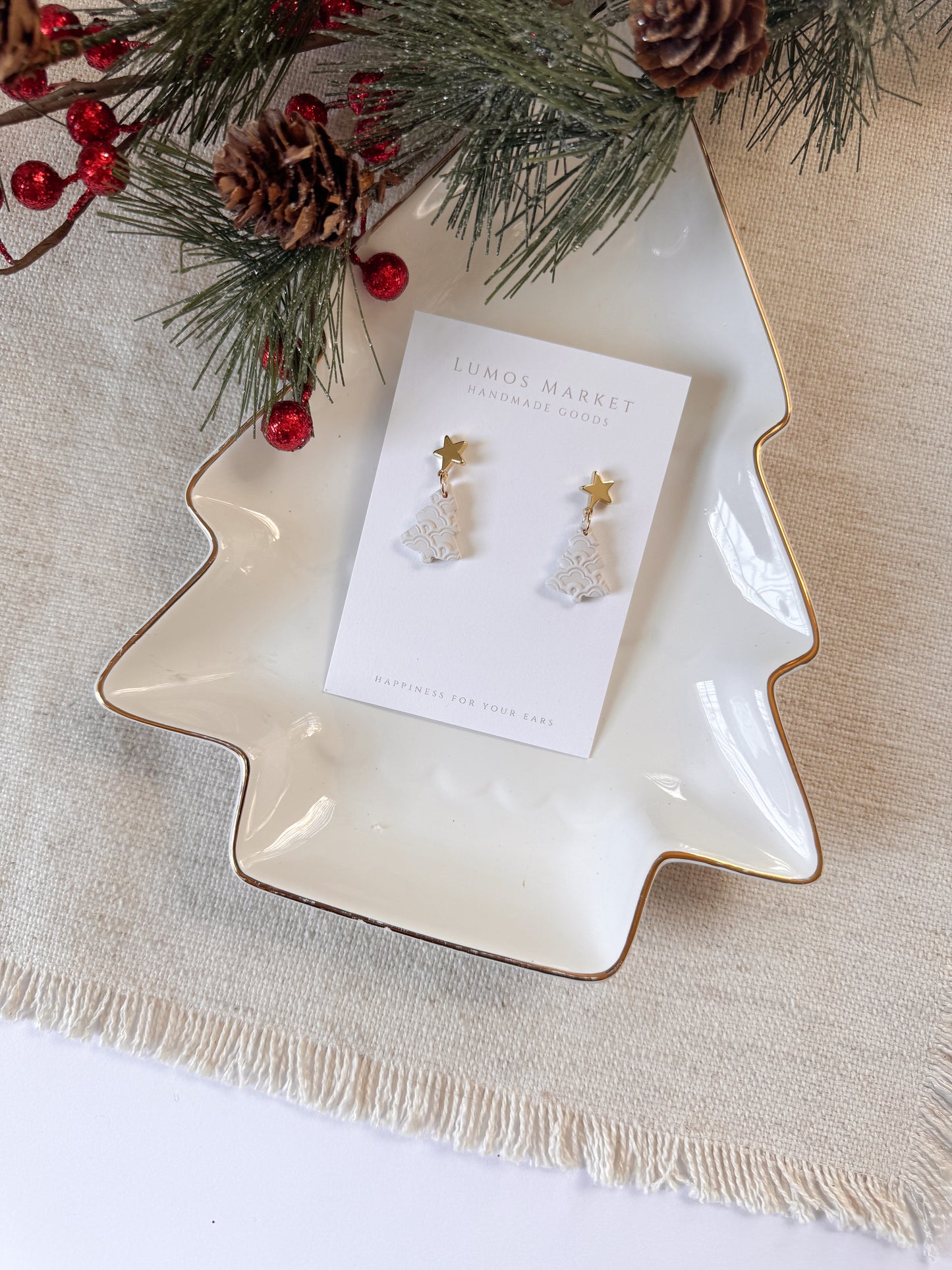 Mini Off-White Tree Dangle